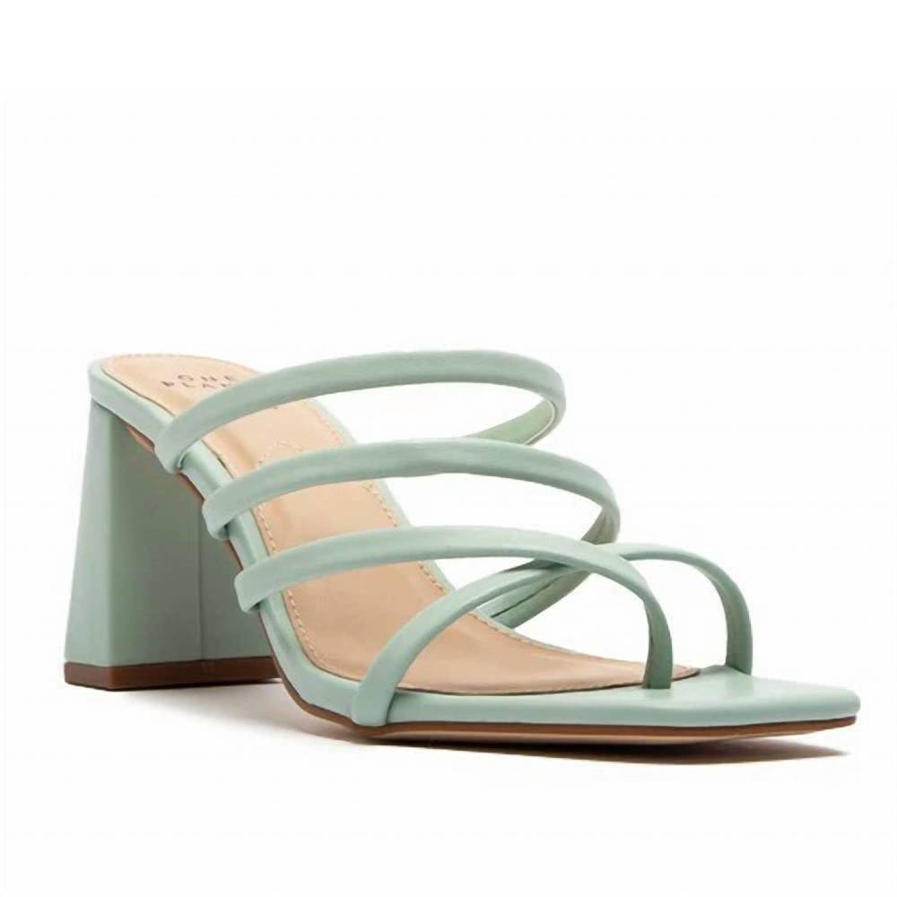 NEW QUPID women's kerstin high heels in light blue
